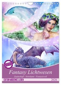Produktbild: Fantasy Lichtwesen (Wandkalender 2026 DIN A4 hoch), CALVENDO Monatskalender
