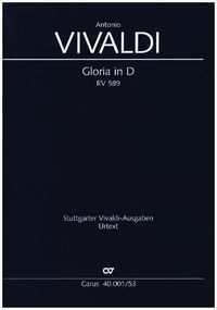 Bild vom Artikel Gloria in D (revidierter Klavierauszug) vom Autor Antonio Vivaldi