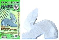 Produktbild: CORVUS A600774 - Kids at Work, Speckstein Hase, Rohling, 10x7cm