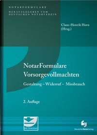 Produktbild: Notarformulare Vorsorgevollmachten