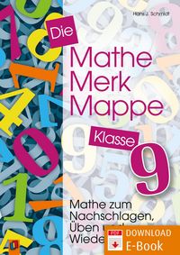 Produktbild: Die Mathe-Merk-Mappe Klasse 9
