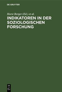 Produktbild: Indikatoren in der soziologischen Forschung