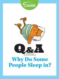 Produktbild: Why Do Some People Sleep in?
