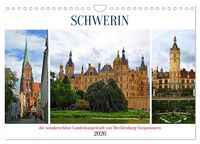 Produktbild: SCHWERIN, die wundersch&ouml;ne Landeshauptstadt von Mecklenburg-Vorpommern (Wandkalender 2026 DIN A4 quer), CALVENDO Monatskalender