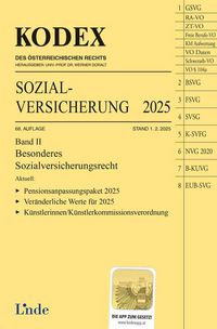 Produktbild: KODEX Sozialversicherung 2025, Band II