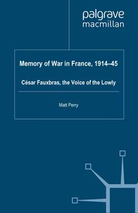 Produktbild: Memory of War in France, 1914-45