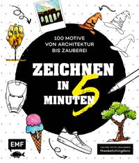 Produktbild: Zeichnen in 5 Minuten &ndash; 100 Motive von Architektur bis Zauberei