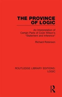 Produktbild: The Province of Logic