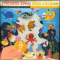 Produktbild: Sous l'oc&eacute;an : stickers &eacute;pais