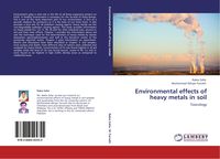 Produktbild: Environmental effects of heavy metals in soil