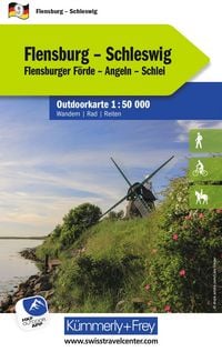 Produktbild: K&uuml;mmerly+Frey Outdoorkarte Deutschland 9 Flensburg, Schleswig 1:50.000