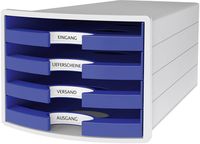 Bild vom Artikel HAN IMPULS 2.0 1013-14 Schubladenbox Lichtgrau DIN A4, DIN C4 Anzahl der Schubfächer: 4 vom Autor 