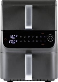 Produktbild: GourmetMaxx 16404 Hei&szlig;luft-Fritteuse 10 l 2500 W Antihaftbeschichtung, BPA-frei, Cool-Touch-Geh&auml;use, digitaler Timer, Grillfunktion, Hei&szlig;luft-Funkt