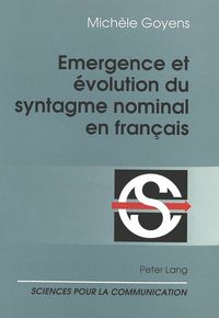 Produktbild: Emergence et &eacute;volution du syntagme nominal en fran&ccedil;ais