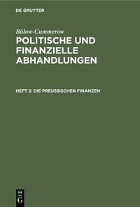 Produktbild: Die preu&szlig;ischen Finanzen