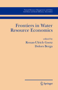 Produktbild: Frontiers in Water Resource Economics