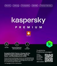 Produktbild: Kaspersky Premium (10 PC) [PC/Mac/Android] (D/F/I)