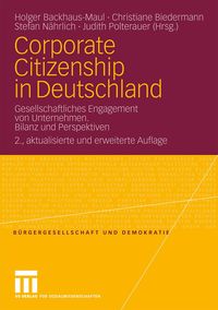 Produktbild: Corporate Citizenship in Deutschland