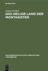 Produktbild: Das heilige Land der Montanisten