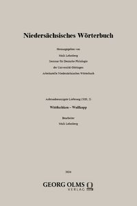 Produktbild: Nieders&auml;chsisches W&ouml;rterbuch