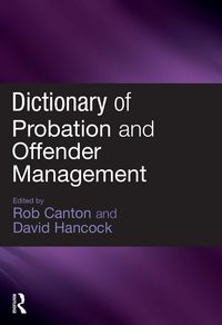 Produktbild: Dictionary of Probation and Offender Management