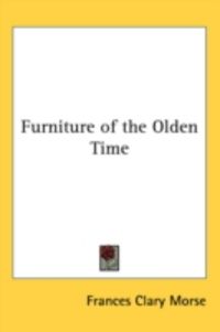 Produktbild: Furniture of the Olden Time