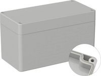 Produktbild: TRU COMPONENTS TC-9065668 Industrie-Geh&auml;use 160 x 80 x 90 ABS Lichtgrau (RAL 7035) 1St.