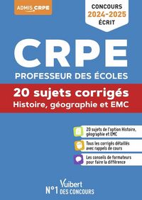 Produktbild: Histoire geographie emc crpe