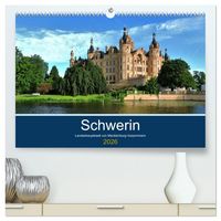 Produktbild: Schwerin - Landeshauptstadt von Mecklenburg-Vorpommern (hochwertiger Premium Wandkalender 2026 DIN A2 quer), Kunstdruck in Hochglanz
