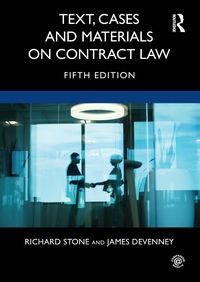 Produktbild: Text, Cases and Materials on Contract Law