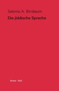 Produktbild: Die jiddische Sprache