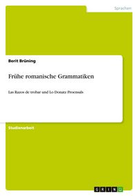 Produktbild: Fr&uuml;he romanische Grammatiken