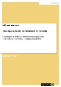 Produktbild: Business and its connection to society