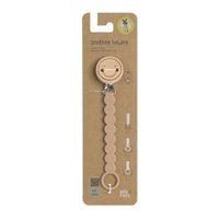Produktbild Soother Holder Wood/Silicone Tiny Smile maple