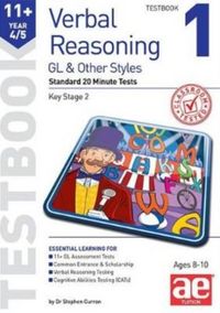 Produktbild: 11+ Verbal Reasoning Year 4/5 GL & Other Styles Testbook 1