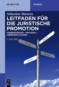 Produktbild: Leitfaden f&uuml;r die juristische Promotion