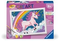Produktbild: CreArt, Malen nach Zahlen Kinder - Pinkes Einhorn