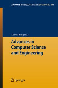 Produktbild: Advances in Computer Science and Engineering