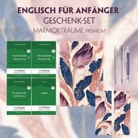 Produktbild: Englisch f&uuml;r Anf&auml;nger Geschenkset - 4 B&uuml;cher (mit Audio-Online) + Marmortr&auml;ume Schreibset Premium