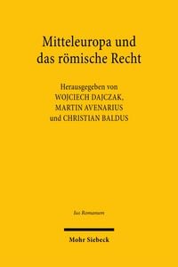 Produktbild: Mitteleuropa und das r&ouml;mische Recht