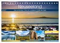 Produktbild: Neuseeland - Die sch&ouml;nsten Orte am anderen Ende der Welt (Tischkalender 2027 DIN A5 quer), CALVENDO Monatskalender