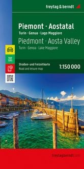 Produktbild: Freytag & berndt Stra&szlig;enkarte Piemont - Aostatal, Turin - Genua - Lago Maggiore 1:150.000