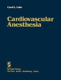 Produktbild: Lake, C: Cardiovascular Anesthesia
