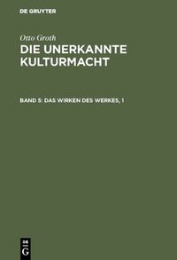 Produktbild: Das Wirken des Werkes, 1