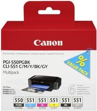 Produktbild: CANON Tintenpatronen/Druckk&ouml;pfe f&uuml;r Inkjetdrucker/Multifunktionsger&auml;te