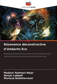 Produktbild: R&eacute;sonance d&eacute;constructive d'Umberto Eco