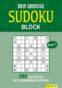 Produktbild: Der gro&szlig;e Sudoku Block Band 11