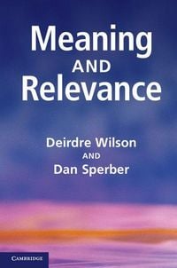 Produktbild: Meaning and Relevance