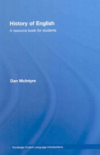 Produktbild: McIntyre, D: History of English