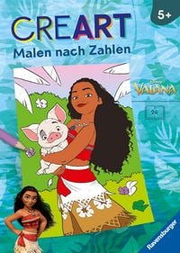 Produktbild: CreArt Malen nach Zahlen ab 5 Disney - Vaiana